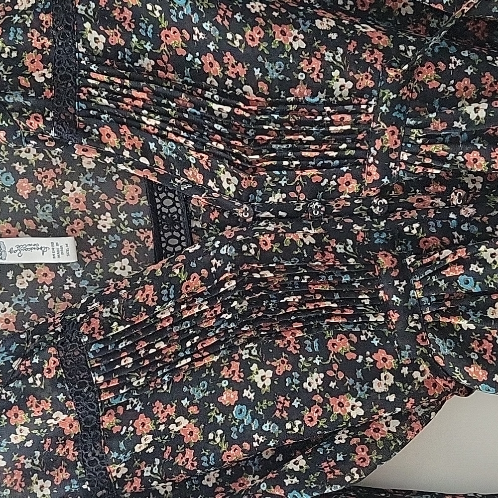 American Rag Tie Back Blouse - Picture 3 of 10